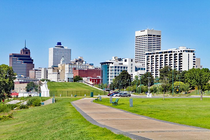 Skyline du parc et de Memphis