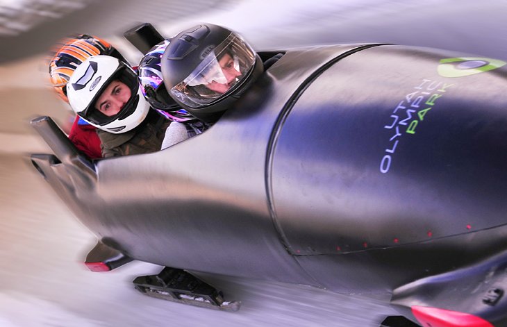 Utah Olympic Park bobsledding