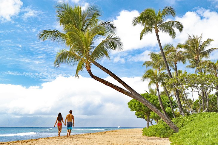 Walking on Kaanapali Beach, Maui