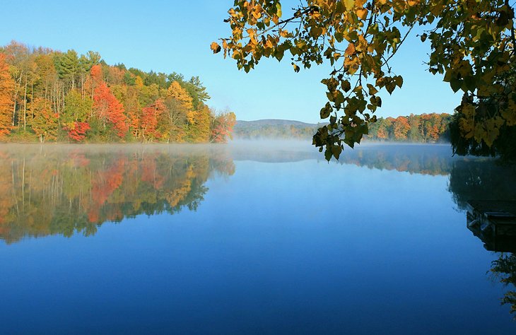 Laurel Lake in The Berkshires