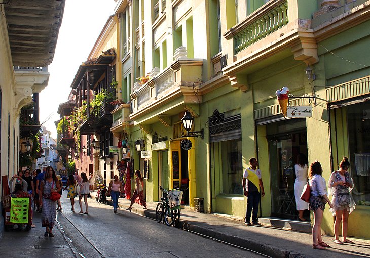 Street in Cartagena's Old City