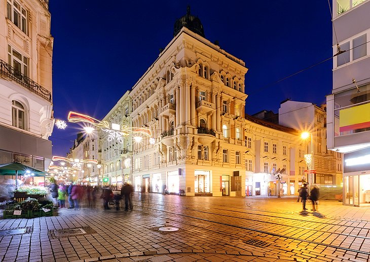 Brno at night