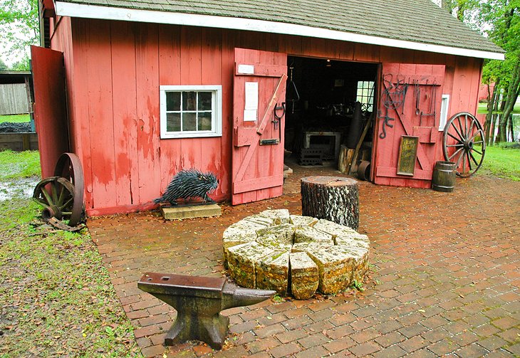Blacksmith shop in Historic Cold Spring Village