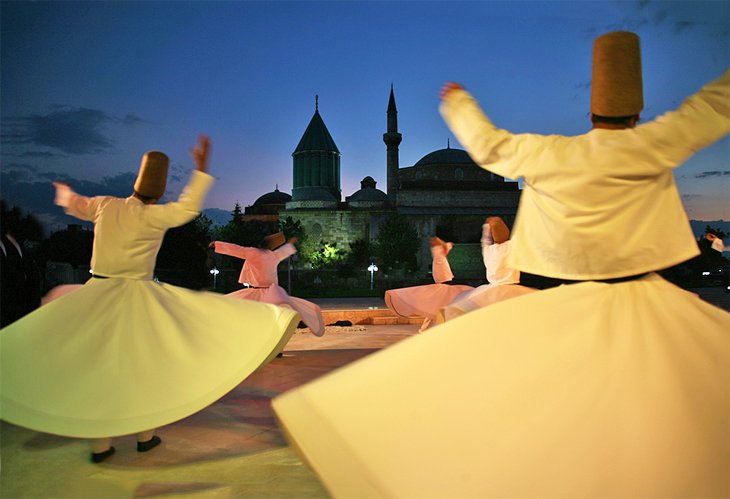 Whirling Dervish Performance at the Mevlana Museum