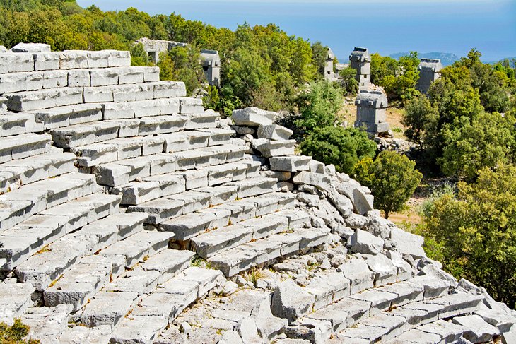Ruins of the ancient city of Kyaneai