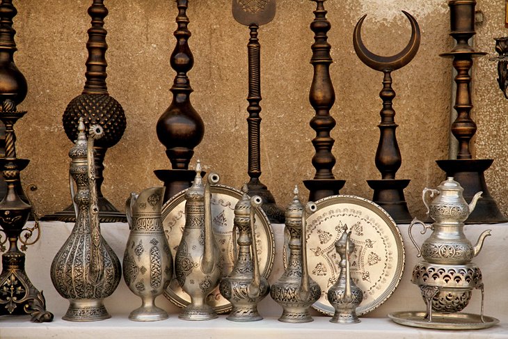 Items for sale in a Safranbolu bazaar