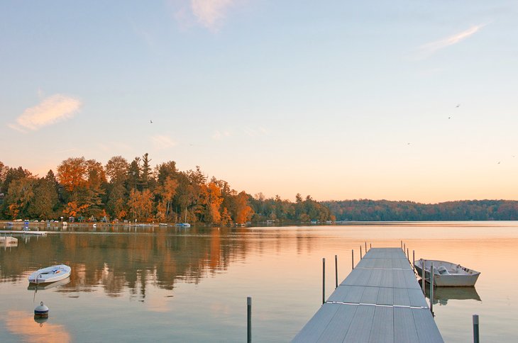 Elkhart Lake at sunrise