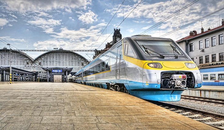 Prague train station