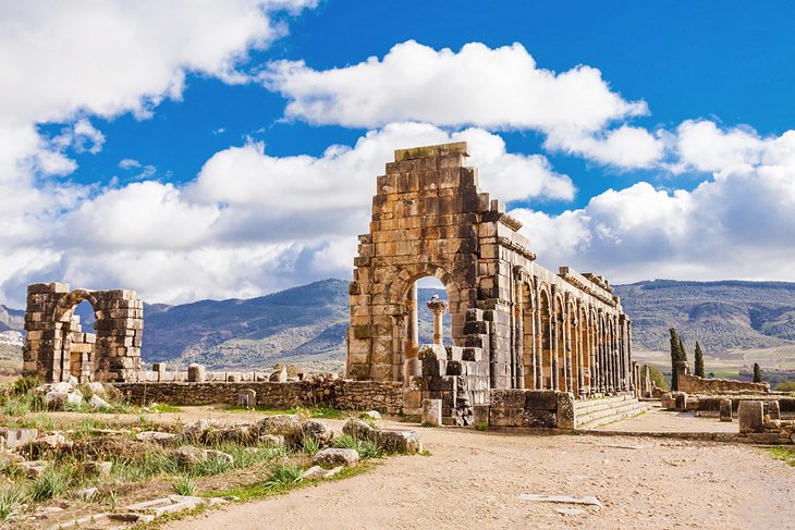 The ruins of Volubilis