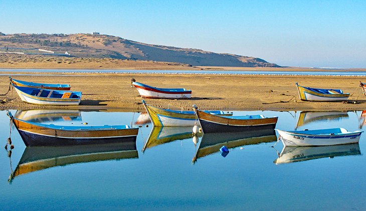 Fischerboote in Moulay Bousselham