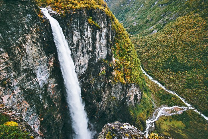 Vettisfossen waterfall