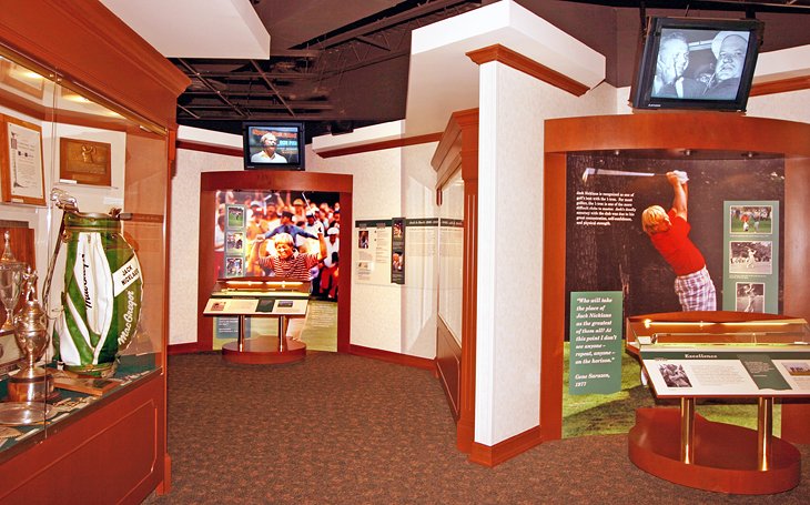 Exhibits at the Jack Nicklaus Museum