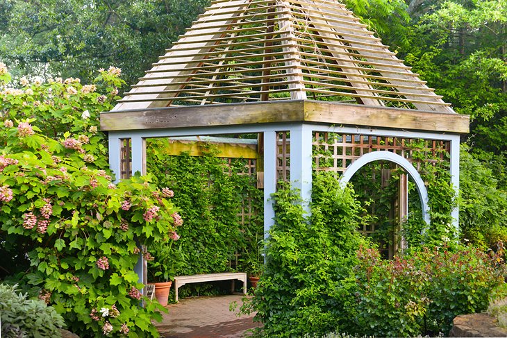 A gazebo at Inniswood Metro Park