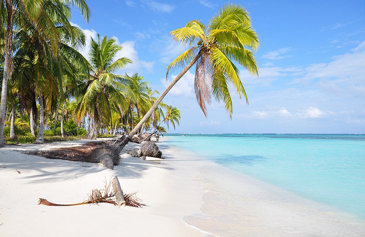 A beach in the San Blas Islands