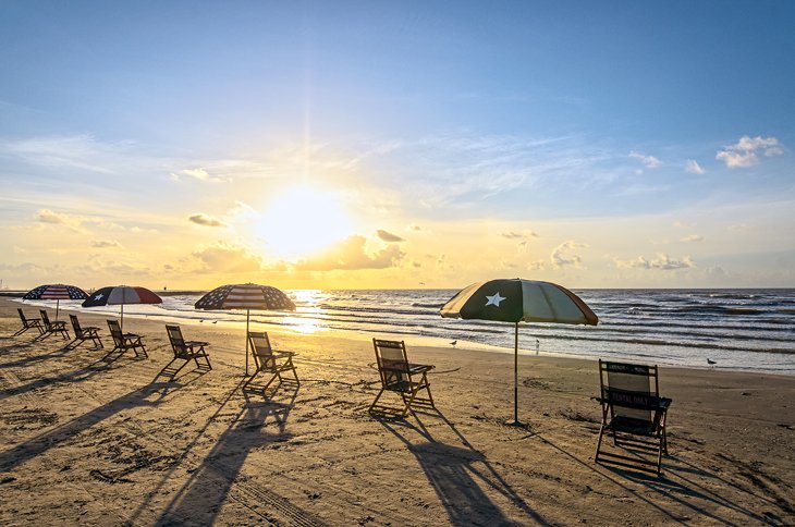 Beach in Galveston