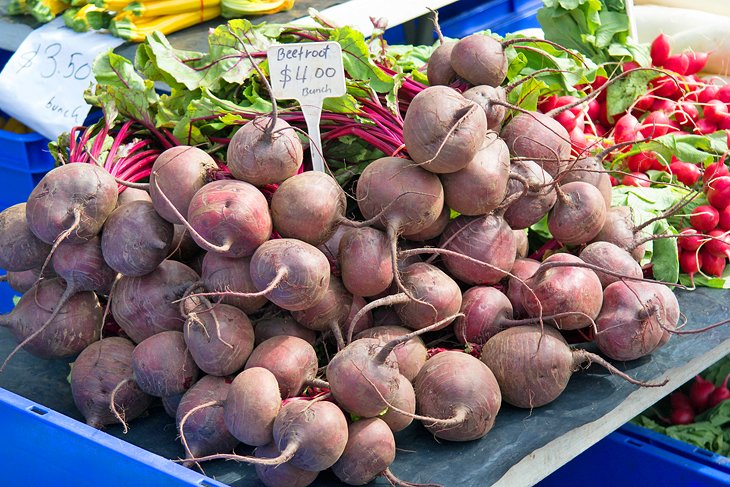 Fresh produce for sale at Harvest Launceston