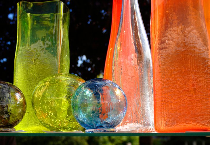 Hand-blown glass from Salt Spring Island