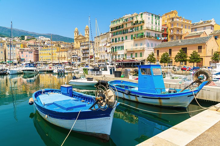 Fishing boats in Bastia, Corsica