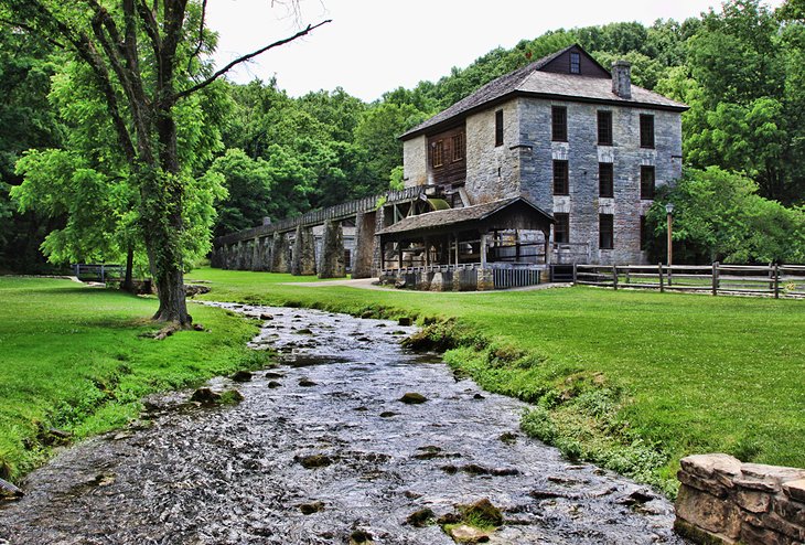 Grist mill at Spring Mill State Park