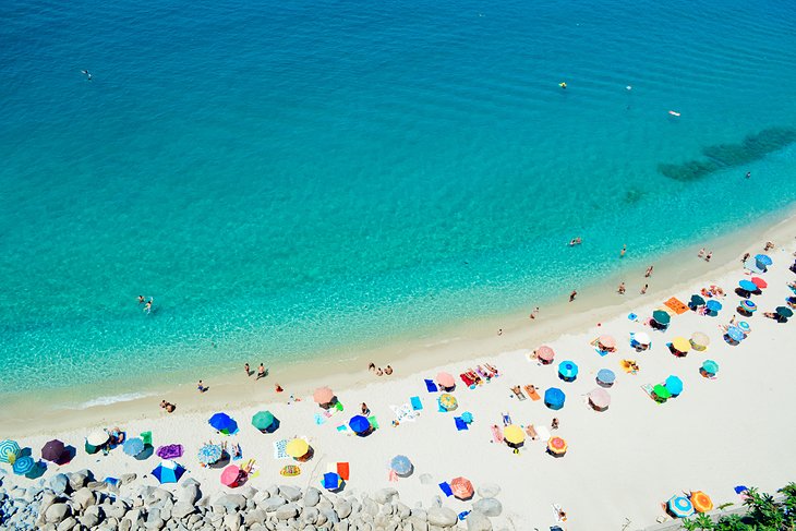 A beautiful beach in Tropea, Italy