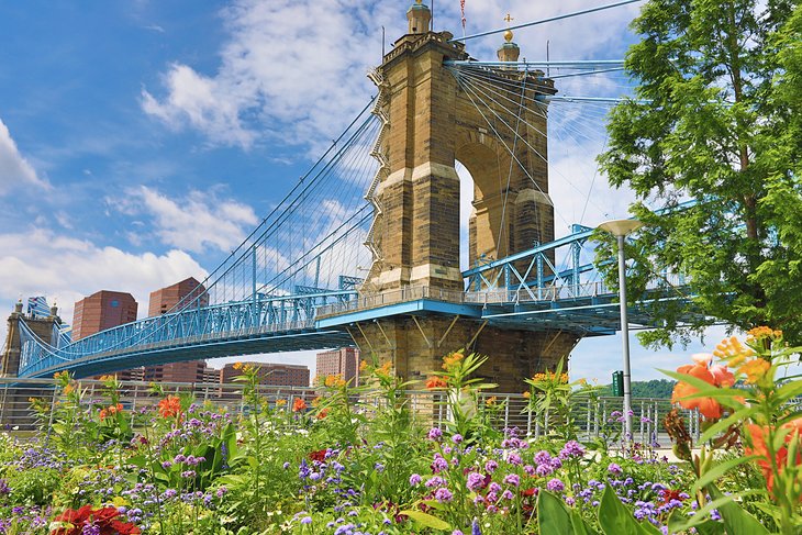 John A. Roebling Bridge, Covington