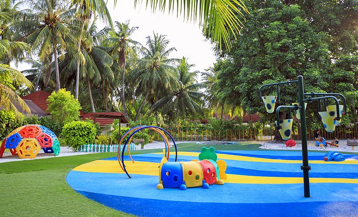 Kids' outdoor playground