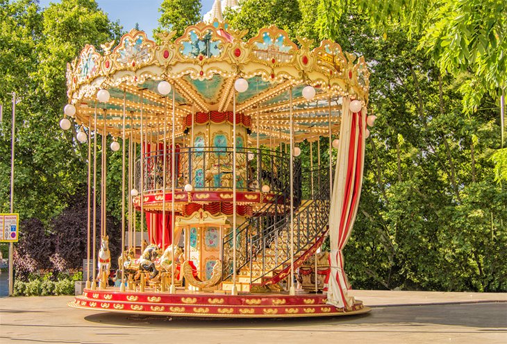 Children's carousel in Madrid