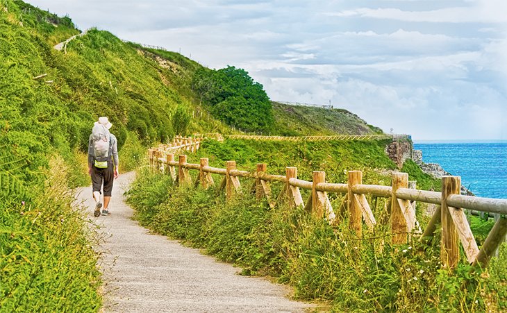 Pilgrim on the Camino de Santiago