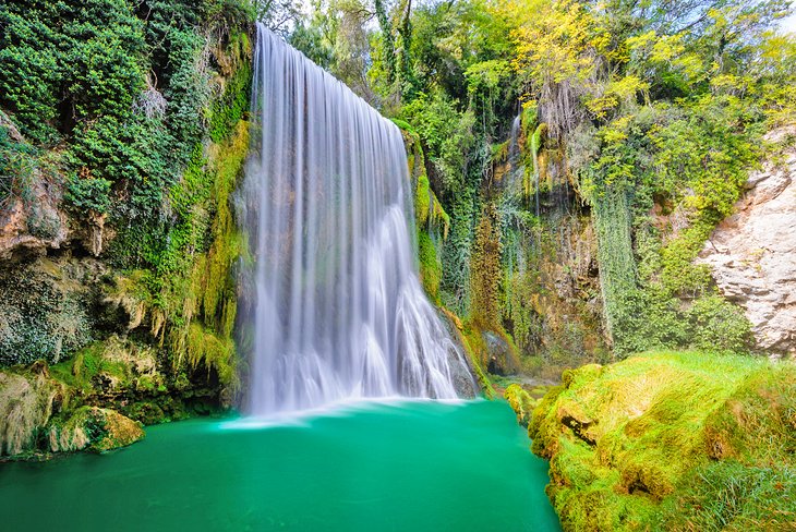 Waterfall at the Monasterio de Piedra