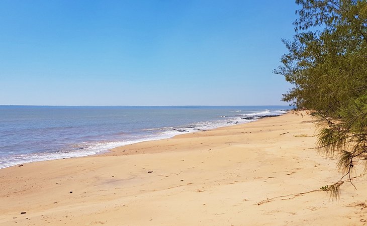 Deserted Tiwi Islands beach