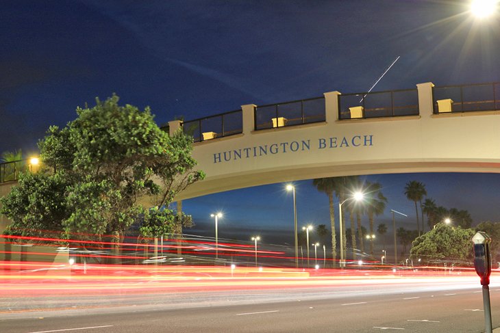 Pacific Coast Highway at night