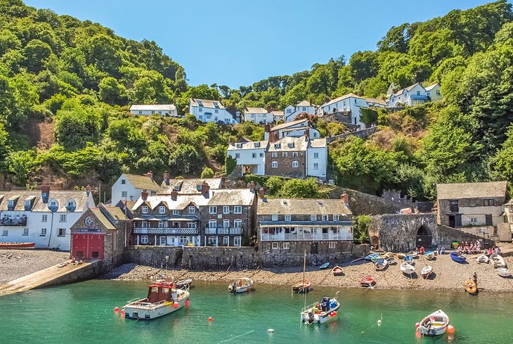 The charming fishing village of Clovelly