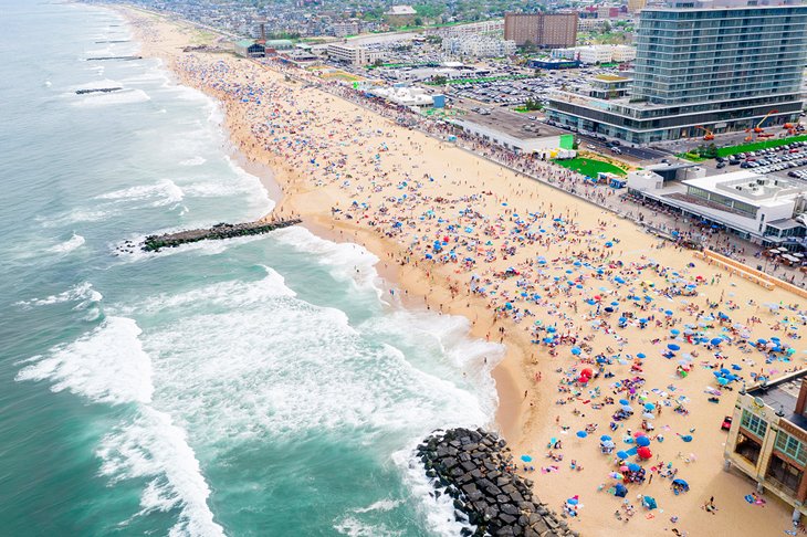 Aerial of Asbury Park