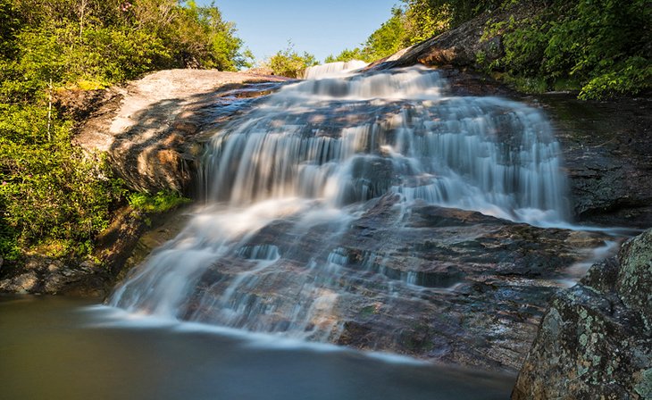 11 cascadas mejor valoradas en Carolina del Norte