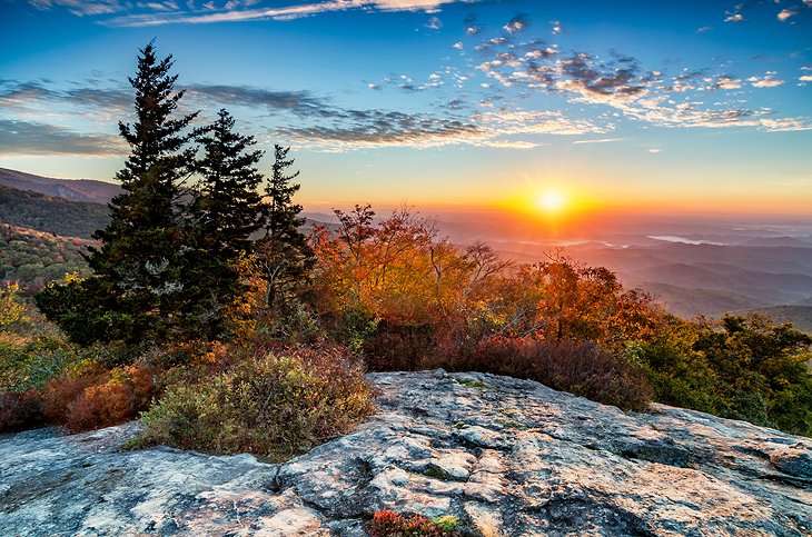 Blue Ridge Parkway in North Carolina