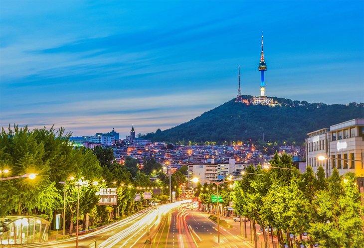 Itaewon at night