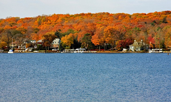 Lake Geneva in autumn