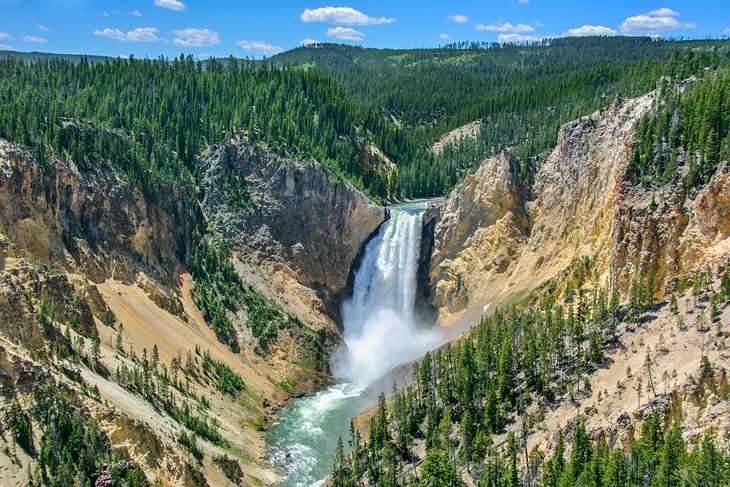 Lower Falls in the Grand Canyon of the Yellowstone