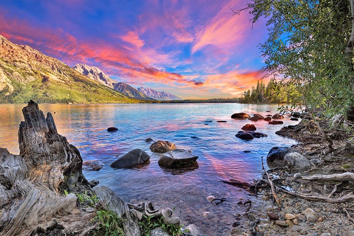 Sunrise at Jenny Lake, Grand Teton National Park