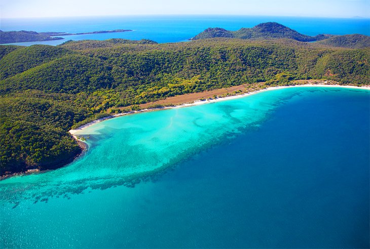 Whitsunday Island aerial