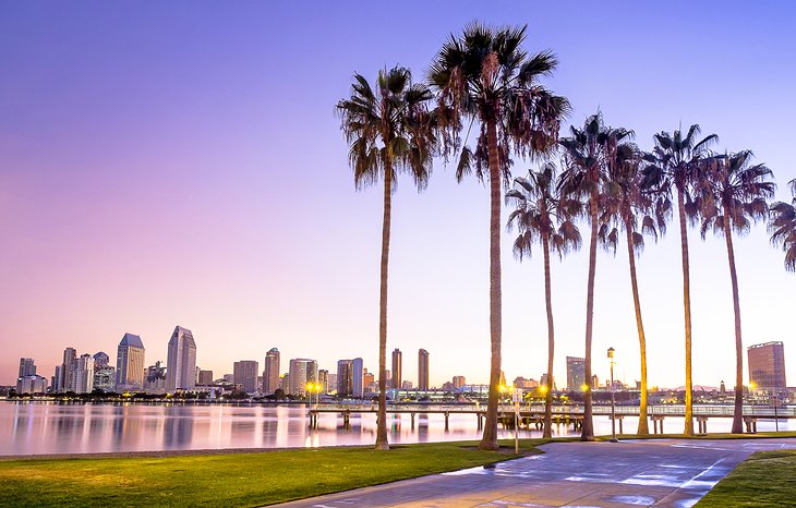 View of downtown San Diego from Coronado Island