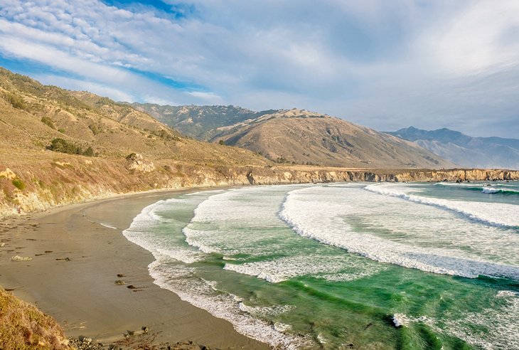 Sand Dollar Beach near Plaskett Creek Campground