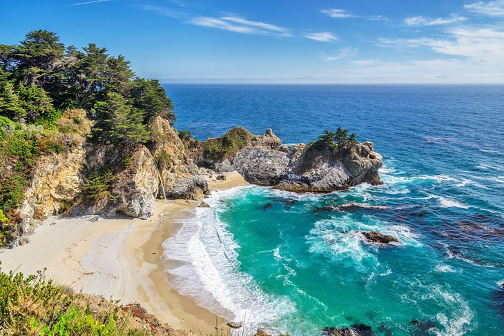 McWay Falls overlook at Julia Pfeiffer Burns State Park