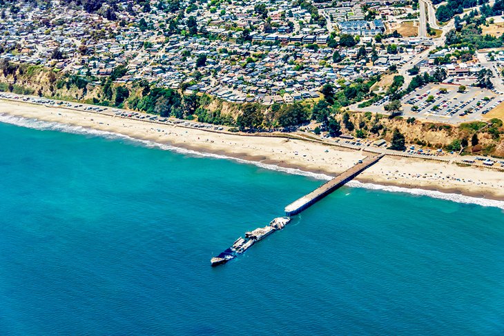 S.S. Palo Alto shipwreck at Seacliff State Beach