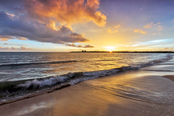 Sunset on Sner Beach