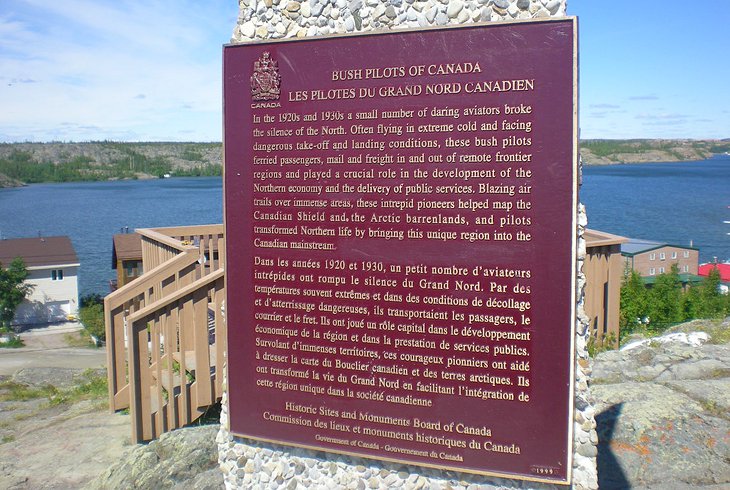 Bush Pilots Monument plaque