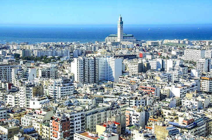 Aerial view of Casablanca