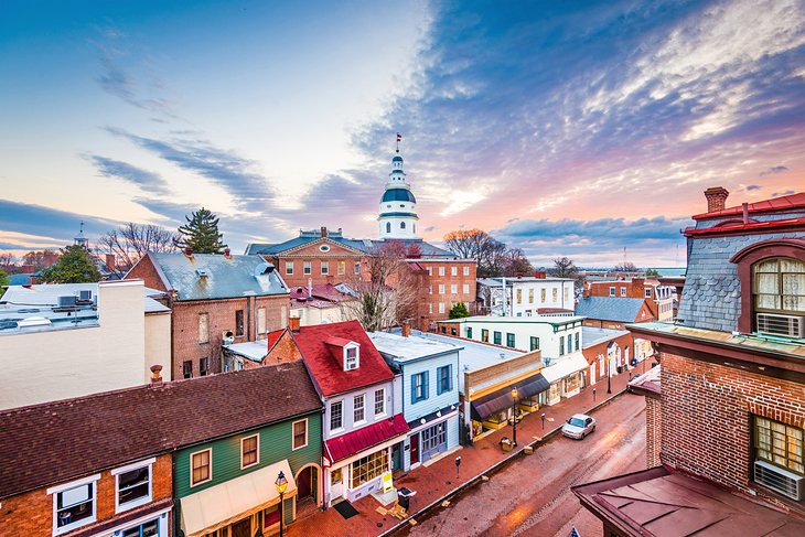 Sunset over Annapolis