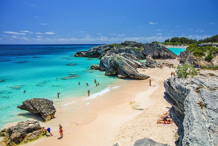 Beautiful beach in Bermuda