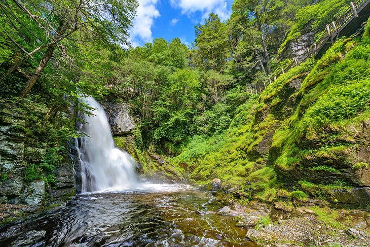 Bushkill Falls in the Poconos